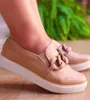 Chaussures décontractées grandes taille féminine de loisirs à fond plat au printemps et automne 2024 Fashion Lefu