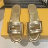 Sandálias de luxo de designers de luxo para mulheres senhoras de verão slides sliders sandálias Mulher mulas Sandles Beach Sapatos EUR 35-42