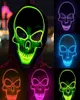 Cadılar Bayramı LED Işık Maskesi Aydınlatma Partisi Neon Cosplay Costume Araçları Partisi Korku Parlayan Dans Maskeleri2047932