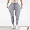 Pantalon pour hommes grandes taille de glace d'été séchage rapide de la climatisation sport coréen mode lâche 9point 230221 Drop livraison ap otnlu