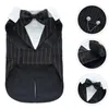 Dog Apparel Dogs Formal Tuxedo Comfortable Black Wedding Guest Dress Stylish Puppy Suit Polyester Costume Fashion