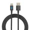 Kablar som laddar kabel för PS5 -styrenhet, ersättning USBC -sladd Nylon flätad lång snabb laddningstyp för laddare