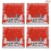 Kussen 4 stks kerstdecoraties kabouter Zweedse tomte case throw sofa cover huis woonkamer decoratie