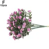 Fiori decorativi decorazioni per la casa bouquet floreale bouquet babysbreath finta gypsophila artificiale e8l9