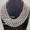 Hip Hop Hip Hop 925 Sterling MOISSanite Cuban Link Catena da 20 mm