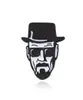 Szpilki broszki Breaking Bad Walter White punk punkowy strzałka z cynku Bról Bról Bról Pins Plecak Medal Medal Medal Shirt Hat Insignia Onace Mężczyźni WO8547547