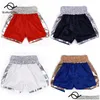 Pantanos cortos para hombres para hombres Thai boxing adt niños plano de taekwondo pantalones satinado poliéster en blanco mma entrenamiento de retransmisión de entrega de vestimenta dhjqk