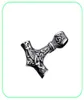 Vintage Men039S Collier pendentif en acier inoxydable Gravure Viking Hammer Mjolnir Norse Jewelry2397529