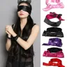 Massage Sex unisex Blindbind Eye Satin Mask Sex Games Set Par Love Cosplay Cover Band BDSM8168788