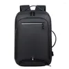 Backpack Toposhine Business Men's Large-capacity Water-repellent USB Rechargeable 15.6 Laptop Bag Male Function Travel