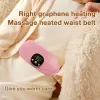 Massager Menstrual Heating Pad Smart Warm Palace Belt Waist Vibration Massage Device Abdominal Massager for Cramps Period Pain Relief