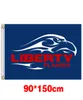 Liberty Flames University College Flag 150cm90cm 3x5ft Polyester Custom Any Banner Sports Flag Flying Home Garden Outdoor3553965