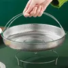 Double Boilers Vegetable Steamer Insert Stainless Steel Basket For Versatile Cooking Vegetables Pasta Removable Handle