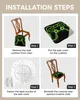 Chair Covers Game Art Handle Decoration Green Seat Cushion Stretch Dining Cover Slipcovers For Home El Banquet Living Room