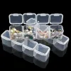 28 Slots Nail Art Storage Case Schmuck Diamanthalter Accessoires Kunststoff leere Behälter für Strasssteine Perlen Organizer Boxs