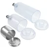 Dinnerware Sets Airbrush Replacement Pot Glass Bottle Empty Paint Portion Dispensing Bottles Jar Metal Container