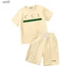 Kledingsets in stockontwerpers kleding peuter babyjongens en meisjes kleding sets zomer baby baby korte mouw t-shirt shorts c240413