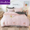 Set di biancheria da letto Aloe Cotton Cover Sheet Foglio di copertura semplice imitazione Dormatoria Studente Set a tre pezzi