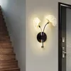 Wandlampe Persönlichkeit Wohnzimmer Haushalt Licht Nordisches Studium Schlafzimmer Nachtlampen moderne einfache Hintergrundleitungsvorrichtungen