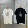 デザイナーTシャツLuxur Mens Tシャツクリエイティブチェスプリント高品質のダブルヤーンピュアコットン短袖コーチTシャツメンズレディースTシャツカップル半袖