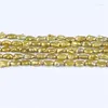 Piedras preciosas sueltas 8-12 mm A Grade Natural de agua dulce Biwa Forma de perlas reales irregulares hilos