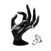 Dekorative Figuren Ring Display Hand OK Gesten Schmuck Rack Mannequin Home Dekoration Organisatoren Präsentieren Standunterstützung