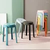 Chaves cadeira minimalismo plástico cadeiras empilháveis fezes domésticas dobráveis redondas para jantar nórdico simples não deslizamento