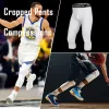 Pantalons pour hommes de course à pied Pantalons Basketball 3/4 LEGGUDS DE COMPRESSION CRARDE