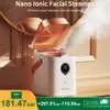 Nano iyon yüz buharlayıcı derin temiz nemlendirici buharlaştırıcı yüzü cilt bakımı soğuk püskürtücü yüzlü vapur spa bakım sauna püskürtücü 240409