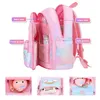 Beautiful Backpack for Girls Kids Fashion Primary School Cute Travel Students Bag Pink Large Capacity 240329