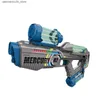 Sable Player Water Fun Nouveau été entièrement automatique Luminescent Blast Gun Gun Electric Summer Beach Toy Childrens Boys and Girls Adult Gift Q240413