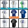 50 Mookie Betts Baseball Jersey 5 Freddie Freeman 13 Max Muncy 22 Clayton Kershaw 7 Julio Urias 21 Walker Buehler 27 Trevor Bauer Mens 11 Miguel Rojas