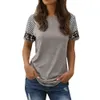 Camiseta sólida Mulheres de estilo simples camiseta casual para mulheres o pescoço diário pulôver feminino manga curta y2k roupas 240409