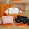 Mini Bolsa de Crossbody Bag de marca de alta gama Material de cuero de lujo 7a NUEVO NUEVO 3 SET Fashion Fashion Classic Level Level Diseño impreso Bolsa para mujeres
