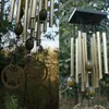 Dekorativa figurer Bell Windchime 60 cm höjd kapell koppar dekor trädgård veranda vindklocka gård 1 pc 12 rör 13 cm längd hem
