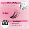 False Eyelashes DIV Eyelash Extension Natural Look Individual Lash Cluster Makeup Tools