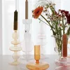 Kerzenhalter Glashalter für Hochzeitsdekorationen Kerzenstick Rustikale Candelabros Nordische Stand Dekoration