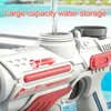 Sand Play Water Fun Electric Automatic Water Gun Childrens High Pressure Outdoor Beach Stora kapacitet Swimming Pool Summer Toys Q240415