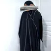 Ensemble Abaya de trois pièces avec le hijab gratuit Belt Jazz Crepe Kimono sans manches sous robe Eid Ramadan Musulman Women Islamic Vêtements 240411