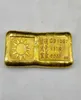 Sun 100 Brass Fake Fine Gold Bart Bar Weight 6 Quot Heavy Posited 9999 Китайская Республика Golden Bar Simulation2145167