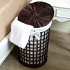 Bolsas de lavanderia cestas de armazenamento cestam roupas modernas decoração de roupas de vasma Wasmanden