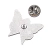 Butterfly Ribbon Email Pins Custom Love Faith Strength Hope Hope broches reversbadges tegen geweld sieraden cadeau voor vrienden