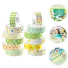 Storage Bottles 12 Rolls And Washi Tape Japanese Paper Stickers Multi-purpose Printing Decorative Craft Scrapbook