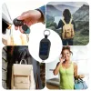 Keychains Solar Powered Keychain Power Bank Type C 3000mAh Power Bank Portable Charger With Wireless Watch Charging For Travel Outdoor