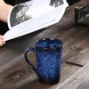 Tee -Sets kiln gebackene Keramik persönlicher japanischer Haushalt minimalistische Tasse Paar Wassermilch Kaffeetasse Teetasse