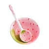 Set di stoviglie mini scoop cartone animato ciotola in ceramica zuppa per casa delicata suite mangia di gadget da cucina di riso adorabile