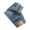 Jeans masculinos Primavera Summer Summer Men Slim Fit Fit