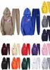 Herren Hoodie Tracksuit Marke bedruckte Sportswear -Männer strömen Hoody -Anzüge 16 Farben Warm Zwei Stücke Set Lose Hoodies Sweat5269557