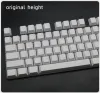 Accessoires 108 Key PBT KEYCAPAPAPS OEM XDA Profil Gamer No Letter Ergonomics White Keycap pour Cherry MX commutateurs Clavier mécanique