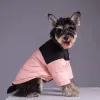 Novo cão de moda face para baixo jaqueta de inverno cachorro luxuroso luxo de cães quentes roupas de cães schnauzezer chihuahua designer de bulldog francês Pet Clothing por atacado